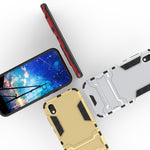 Custodia antiurto in PC + TPU per Huawei Honor 8S, con supporto, For Honor 8S