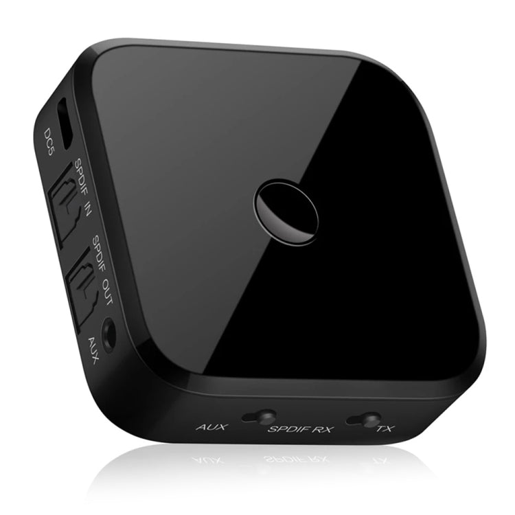 Bluetooth 5.0 Fibra Ottica Ricevitore Bluetooth CSR8670 Trasmettitore Bluetooth 2 in 1 Supporta APTX, black