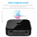 Bluetooth 5.0 Fibra Ottica Ricevitore Bluetooth CSR8670 Trasmettitore Bluetooth 2 in 1 Supporta APTX, black