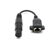 Cavo adattatore XLR 3 pin femmina a RJ45 femmina 15 cm