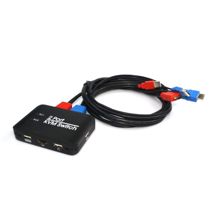 Switch KVM USB 2.0 + HDMI a 2 porte