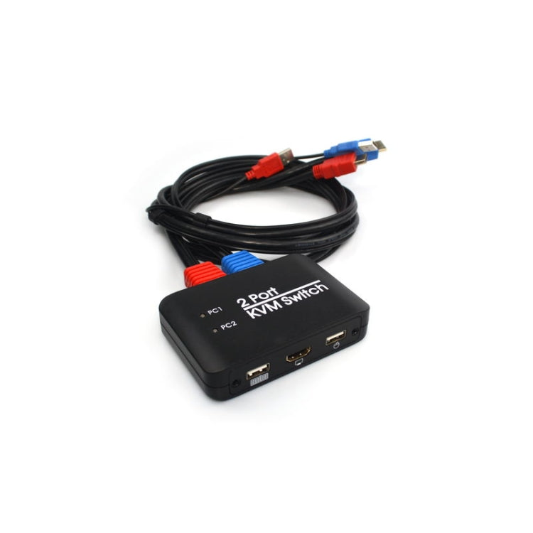 Switch KVM USB 2.0 + HDMI a 2 porte