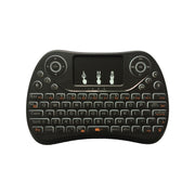 Mini tastiera wireless I8 Max da 2,4 GHz con touchpad ricaricabile Fly Air Mouse Smart Game retroilluminato a 7 colori