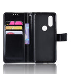 Custodia in pelle flip orizzontale retrò Crazy Horse Texture per Motorola One Vision, con supporto, slot per schede e cornice per foto, For MOTO One Vision