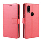Custodia in pelle flip orizzontale retrò Crazy Horse Texture per Motorola One Vision, con supporto, slot per schede e cornice per foto, For MOTO One Vision