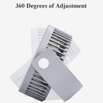 Mini ventilatore USB da tavolo doppia foglia 13cm