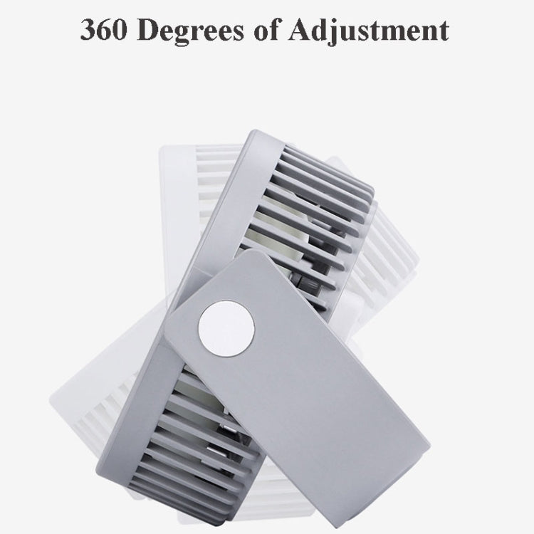 Mini ventilatore USB da tavolo doppia foglia 13cm