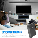 Adattatore Bluetooth B10S 5.0 Trasmettitore Ricevitore Bluetooth Adattatore Bluetooth 2 in 1, black