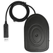 PC con tastiera e mouse con controllo a pedale con interruttore a pedale singolo USB in metallo, 1 Foot Switch (Metal)