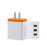 Caricabatteria da viaggio 3USB 2A spina americana