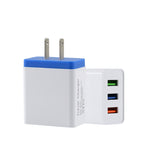 Caricabatteria da viaggio 3USB 2A spina americana
