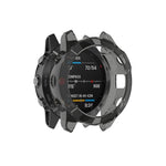 Adatto per custodia per orologio in gel di silice TPU trasparente Garmin Fenix 6S / 6S Pro