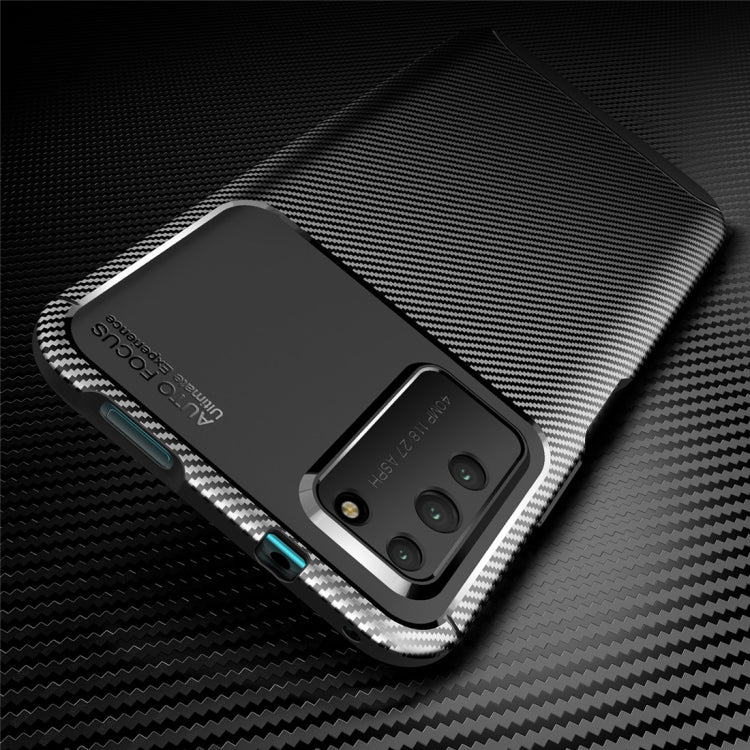 Per Huawei Honor X10 Custodia in TPU antiurto con struttura in fibra di carbonio, For Huawei Honor X10