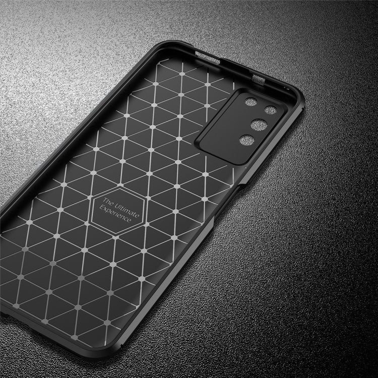 Per Huawei Honor X10 Custodia in TPU antiurto con struttura in fibra di carbonio, For Huawei Honor X10