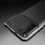 Per Huawei Honor X10 Custodia in TPU antiurto con struttura in fibra di carbonio, For Huawei Honor X10