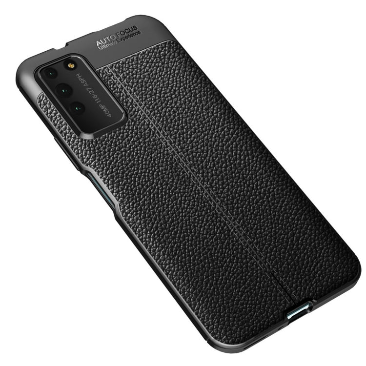 Per Huawei Honor X10 Litchi Texture TPU Custodia antiurto, For Huawei Honor X10