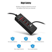 Adattatore Caricabatterie 5V 4,1A 4 Porte USB