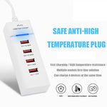 Adattatore caricabatterie 5V 4,1A 4 porte USB