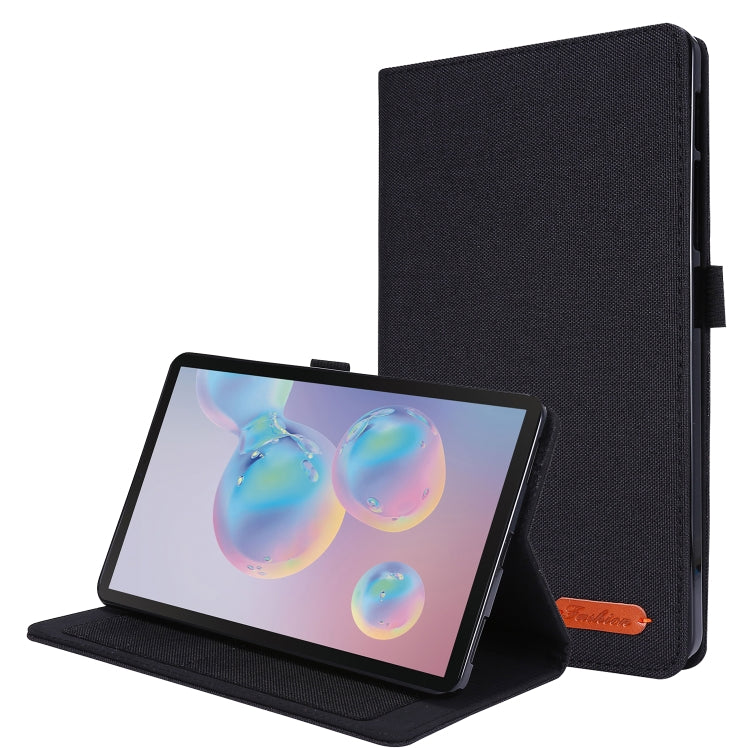 Flip orizzontale TPU + custodia protettiva in pelle PU tessuto con clip per biglietti da visita, For Galaxy Tab A 8.4 (2020), For Galaxy Tab A 8.4(2020)