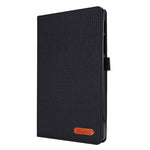 Flip orizzontale TPU + custodia protettiva in pelle PU tessuto con clip per biglietti da visita, For Galaxy Tab A 8.4 (2020), For Galaxy Tab A 8.4(2020)