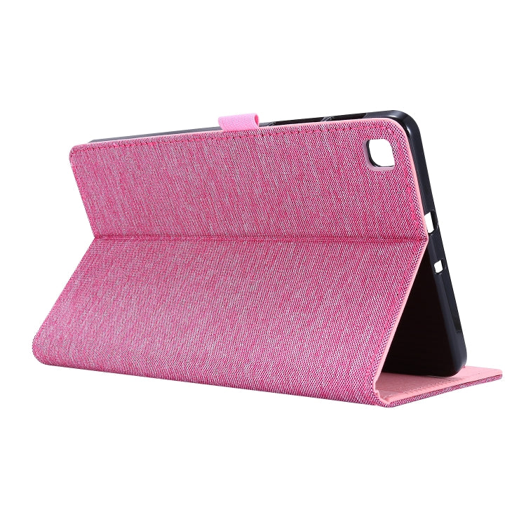Flip orizzontale TPU + custodia protettiva in pelle PU tessuto con clip per biglietti da visita, For Galaxy Tab A 8.4 (2020), For Galaxy Tab A 8.4(2020)