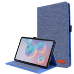 Flip orizzontale TPU + custodia protettiva in pelle PU tessuto con clip per biglietti da visita, For Galaxy Tab A 8.4 (2020), For Galaxy Tab A 8.4(2020)