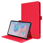 Flip orizzontale TPU + custodia protettiva in pelle PU tessuto con clip per biglietti da visita, For Galaxy Tab A 8.4 (2020), For Galaxy Tab A 8.4(2020)