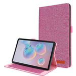 Flip orizzontale TPU + custodia protettiva in pelle PU tessuto con clip per biglietti da visita, For Galaxy Tab A 8.4 (2020), For Galaxy Tab A 8.4(2020)