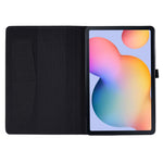 Flip orizzontale TPU + custodia protettiva in pelle PU tessuto con clip per biglietti da visita, For Galaxy Tab S6 Lite