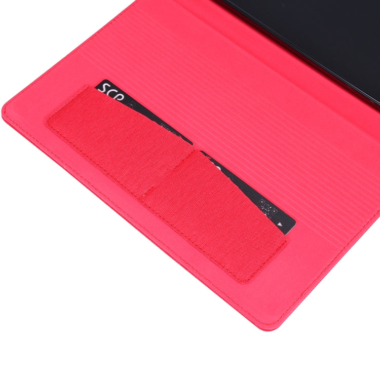 Flip orizzontale TPU + custodia protettiva in pelle PU tessuto con clip per biglietti da visita, For Galaxy Tab S6 Lite