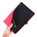 Flip orizzontale TPU + custodia protettiva in pelle PU tessuto con clip per biglietti da visita, For Galaxy Tab S6 Lite