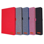 Flip orizzontale TPU + custodia protettiva in pelle PU tessuto con clip per biglietti da visita, For Galaxy Tab S6 Lite