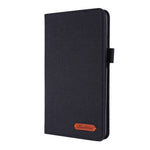Flip orizzontale TPU + custodia protettiva in pelle PU tessuto con clip per biglietti da visita, For Lenovo Tab M7