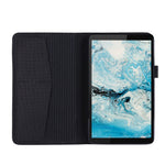 Flip orizzontale TPU + custodia protettiva in pelle PU tessuto con clip per biglietti da visita, For Lenovo Tab M7