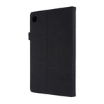 Flip orizzontale TPU + custodia protettiva in pelle PU tessuto con clip per biglietti da visita, For Lenovo Tab M8