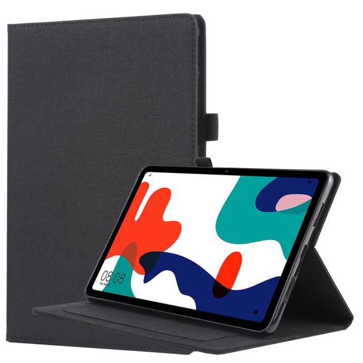 Flip orizzontale TPU + custodia protettiva in pelle PU tessuto con clip per biglietti da visita, For Huawei Matepad 10.4