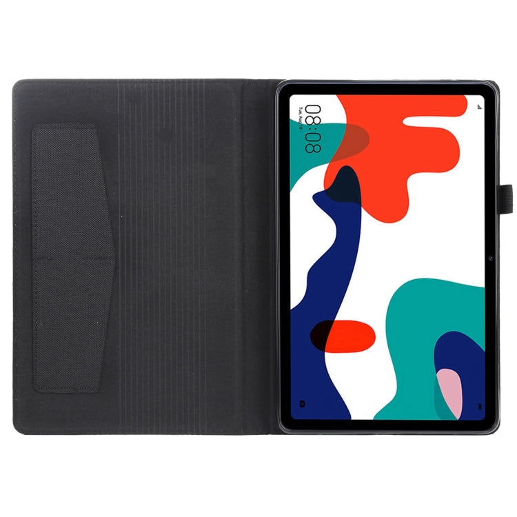 Flip orizzontale TPU + custodia protettiva in pelle PU tessuto con clip per biglietti da visita, For Huawei Matepad 10.4