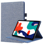 Flip orizzontale TPU + custodia protettiva in pelle PU tessuto con clip per biglietti da visita, For Huawei Matepad 10.4