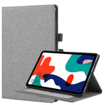 Flip orizzontale TPU + custodia protettiva in pelle PU tessuto con clip per biglietti da visita, For Huawei Matepad 10.4