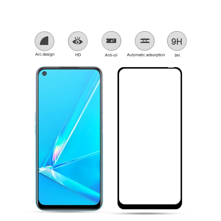 mocolo 0.33mm 9H 2.5D Full Glue Pellicola in vetro temperato, For Oppo A92