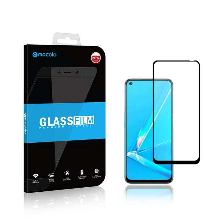 mocolo 0.33mm 9H 2.5D Full Glue Pellicola in vetro temperato, For Oppo A92