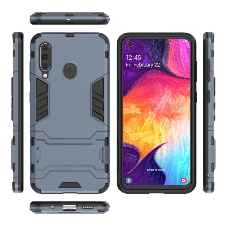 Custodia antiurto in PC + TPU per Galaxy A60, con supporto