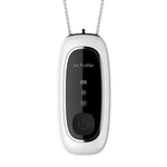 KY100A Purificatore d'aria portatile da appendere al collo con purificatore d'aria a ioni negativi, Rectangle White, Rectangle Black