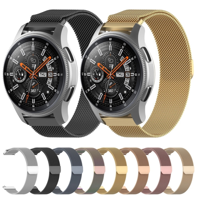 Per Honor Magic Watch 2 / Galaxy Active2 Milan cinturino in maglia di acciaio inossidabile 22MM, 22mm