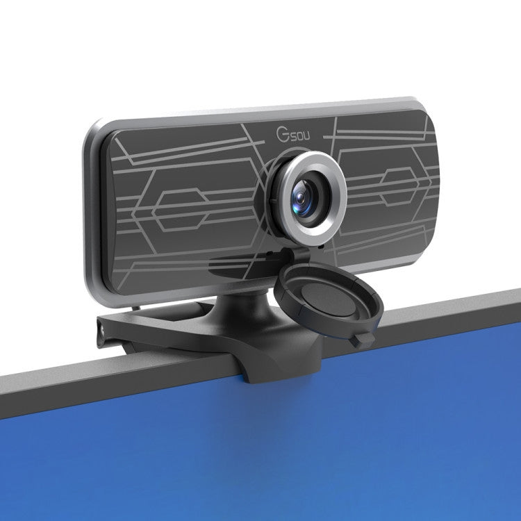 Webcam Gsou T16s 1080P HD con microfono integrato nella copertura per lezioni online e videoconferenze trasmesse