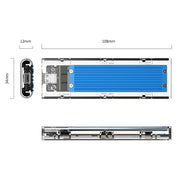 Custodia per disco rigido a doppio protocollo SSD ORICO TCM2M-C3 M.2