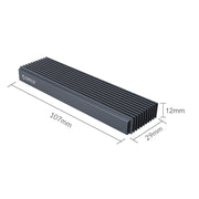 Custodia per disco rigido a doppio protocollo SSD ORICO M2PJM-C3 M.2