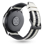 22 mm per Huawei Watch GT2e / GT2 46 mm in pelle di silicone + cinturino in fibra di carbonio