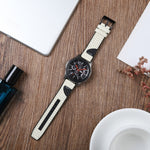 22 mm per Huawei Watch GT2e / GT2 46 mm in pelle di silicone + cinturino in fibra di carbonio