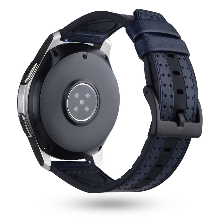 22 mm per Huawei Watch GT2e / GT2 46 mm in pelle di silicone + cinturino in fibra di carbonio
